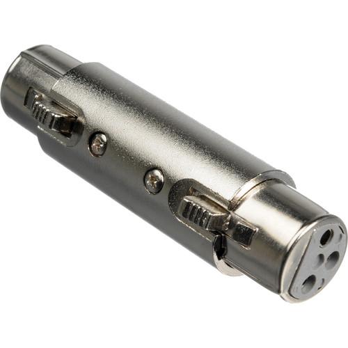 Comprehensive XLRJ-BL Female 3-Pin XLR to Female 3-Pin XLR Adapter
