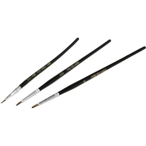 General Brand Retouching Brush Set "0", "00", "000"