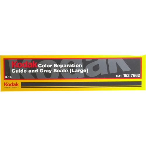 Kodak Color Separation Guide and Gray Scale- Large