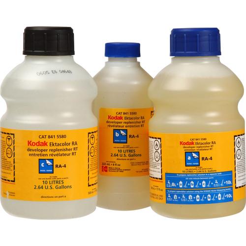 Kodak Ektacolor RA Developer Replenisher RT for Color Negative Paper - Makes 10 Liters