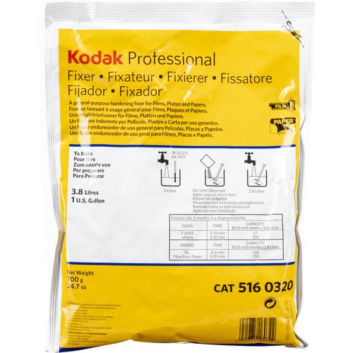 Kodak Fixer for Black & White Film & Paper Makes 1 Gallon