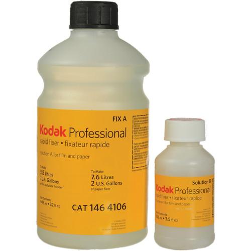 Kodak Rapid Fixer, Solutions A & B for Black & White Film & Paper - Makes 1 Gallon for Film 2 Gallons for Paper