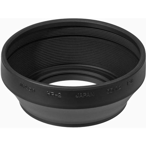 Nikon HR-2 Rubber Lens Hood for 50mm f 1.2 AI-S, 50mm f 1.4, 1.8 D-AF & 58mm f 1.2 Noct AI-S Lenses
