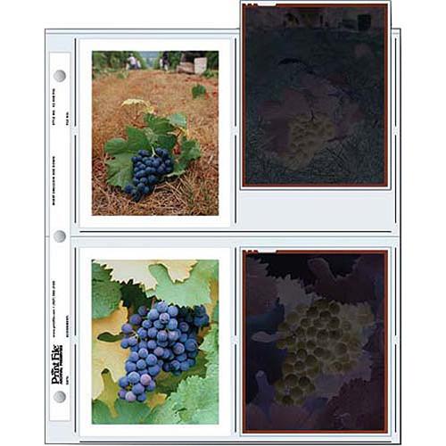 Print File Archival Storage Pages for 4x5" Polaroid Prints Negatives