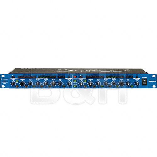 Samson S-COM PLUS - Dual Mono Stereo Compressor Limiter with Expander Gate and De-Esser