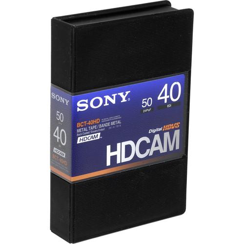 Sony BCT-40HD 2 HDCAM Videocassette, Small