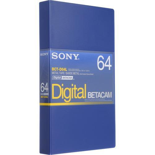 Sony BCT-D64L 64 Minute Digital Betacam Video Cassette in Album Case, Sony, BCT-D64L, 64, Minute, Digital, Betacam, Video, Cassette, Album, Case