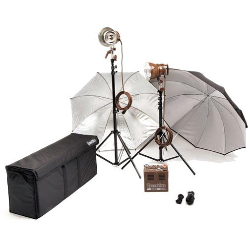 Speedotron DM802 - 2 Head Kit - Includes: D802B - 800 W S Power Pack, 2-M11CC Flash Heads, Reflectors, Umbrellas, Sync Cord, Light Stands, Case