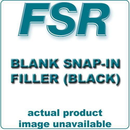 FSR SS-CBLNK-BLK Blank Snap-In Filler 10 Pack