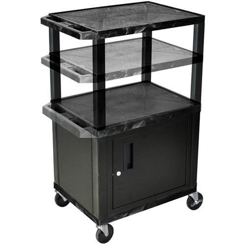 Luxor Height-Adjustable Tuffy Cabinet Cart with Electrical Assembly