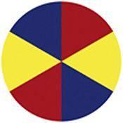 Rosco Standard Color Glass Spectrum Gobo #86662 Beachball