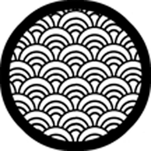 Rosco Standard Steel Gobo #78404B Fan Grill