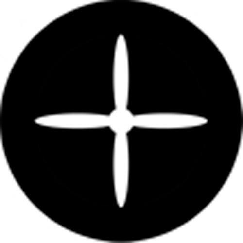 Rosco Standard Steel Gobo #78410B Propeller 4 Inverted