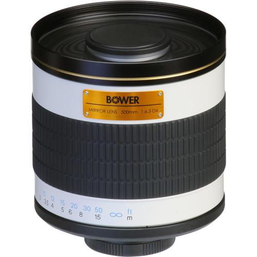 Bower 500mm f 6.3 Manual Focus Telephoto T-Mount Lens
