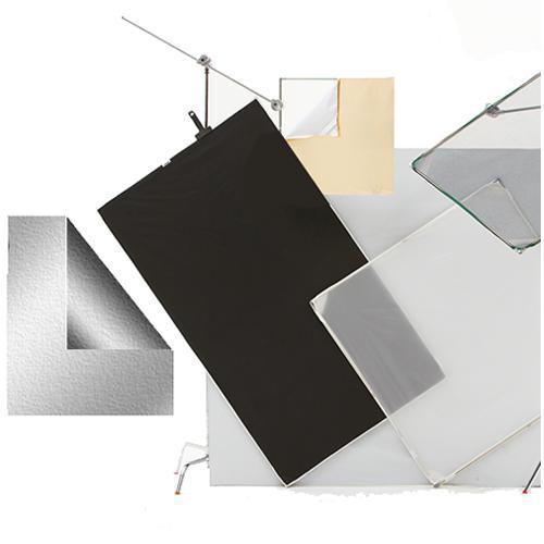 Chimera Panel Fabric ONLY for Aluminum Frame, Silver Black - 72x72"