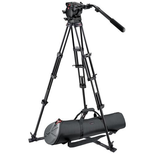 Manfrotto 526,545GBK Professional Video Tripod System with 526 Head