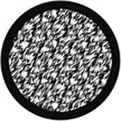 Rosco Standard Black and White Glass Spectrum Gobo #81134 Molten Silver