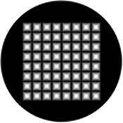 Rosco Standard Black and White Glass Spectrum Gobo #81137 Pyramid Highlights