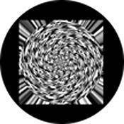 Rosco Standard Black and White Glass Spectrum Gobo #81164 Quicksilver