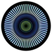 Rosco Standard Color Glass Spectrum Gobo #86641 Keyboard Spin