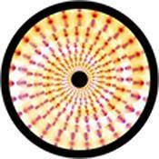 Rosco Standard Color Glass Spectrum Gobo #86645 Pressed Petals