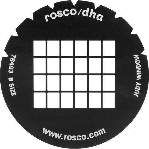 Rosco Standard Steel Gobo #78493B Judy Window