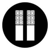 Rosco Standard Steel Gobo #78495B Decorative Panes