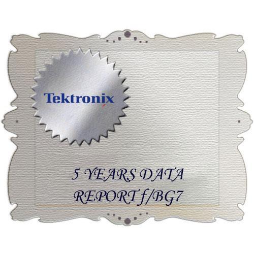 Tektronix D5 Calibration Data Report for BG7