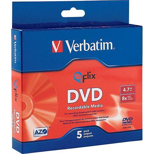Verbatim DVD-R Branded Qflix Media