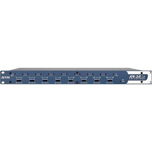 Aviom AN-16 o V.4 16-Channel Analog Output Module for Pro16 Digital Snake Network System