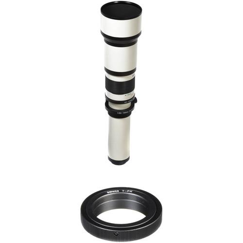 Bower 650-1300mm f 8-16 Manual Focus Lens for Pentax Screw Mount