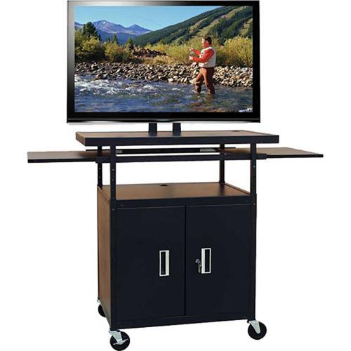 HamiltonBuhl PLCAB5434E Flat Panel AV Cart with Locking Cabinet