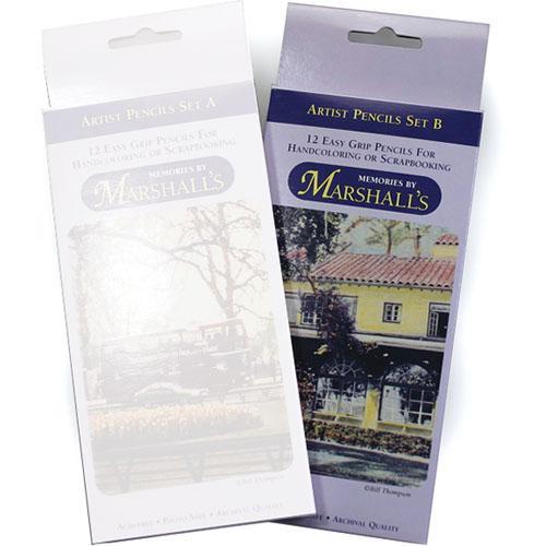Marshall Retouching MSMMSETB Memories by Marshalls Easy Grip Artist Pencils