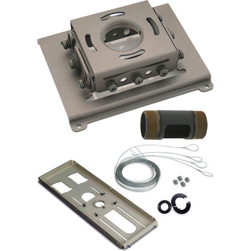 Premier Mounts PDS Universal Projector Mount with T-Bar Adapter, 4" NPT, and Quick-Lock Cable