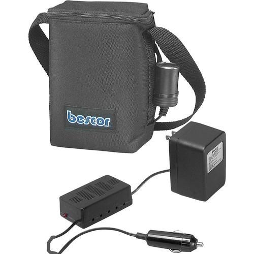 Bescor MM-7ATM Starved Electrolyte Battery - 12 VDC 86.4 Wh, Cigarette Jack Connector, with Automatic Charger