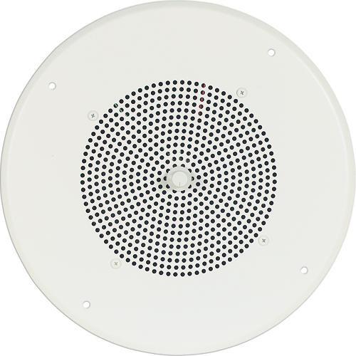 Bogen Communications Ceiling Speaker Assembly with S86 8" Cone , Recessed Volume Control & Screw Terminal Bridge