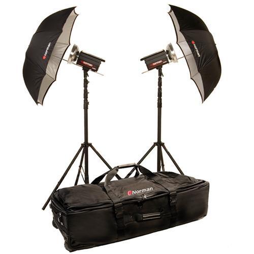 Norman 2 Monolight Travel Kit w Built-in PocketWizard Receivers
