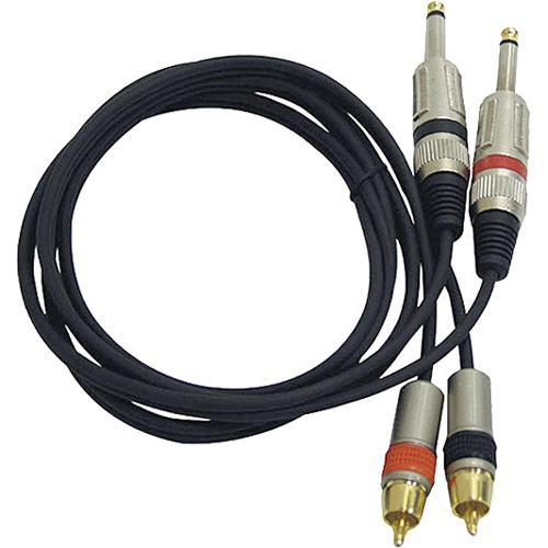 Pyle Pro PPRCJ05 Dual RCA Male to Dual 1 4