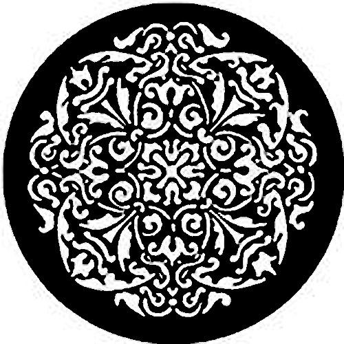 Rosco Standard Steel Gobo #7783 - Antique Rosette