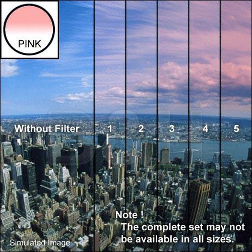 Tiffen 3 x 4" 4 Pink Hard-Edge Graduated Filter
