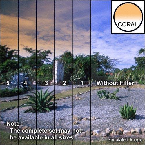Tiffen 5 x 6" 4 Coral Hard-Edge Graduated Filter
