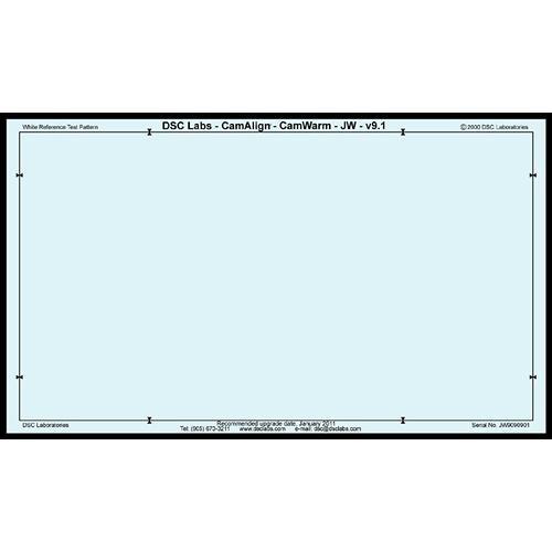 DSC Labs CamAlign CamWarm Chart