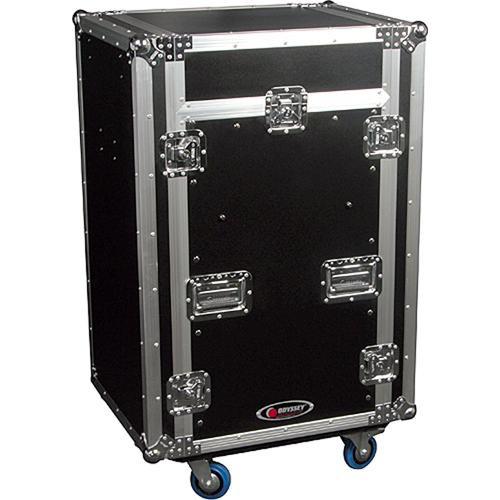 Odyssey Innovative Designs FZGS1116WDLX Flight Zone Glide Style Slanted Combo Rack Case