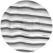 Rosco Image Effects Black and White Glass Gobo - #33606 - Waves