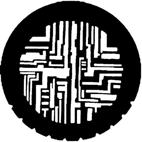Rosco Standard Steel Gobo #7209 - Computer Circuitry - Size A 100mm
