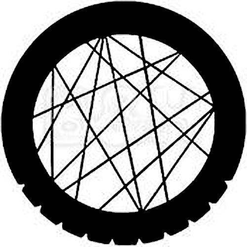 Rosco Standard Steel Gobo #7216 - Pick Up Sticks - Size A 100mm