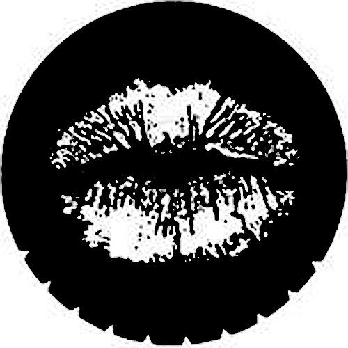 Rosco Standard Steel Gobo #7219 - Lips - Size A 100mm