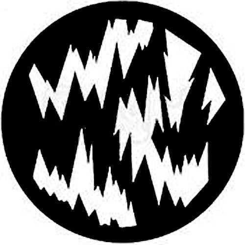 Rosco Standard Steel Gobo #7280 - Jaws - Size A 100mm