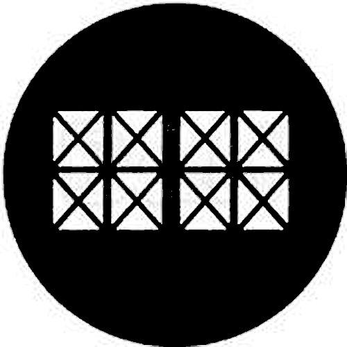 Rosco Standard Steel Gobo #7350 - Tudor