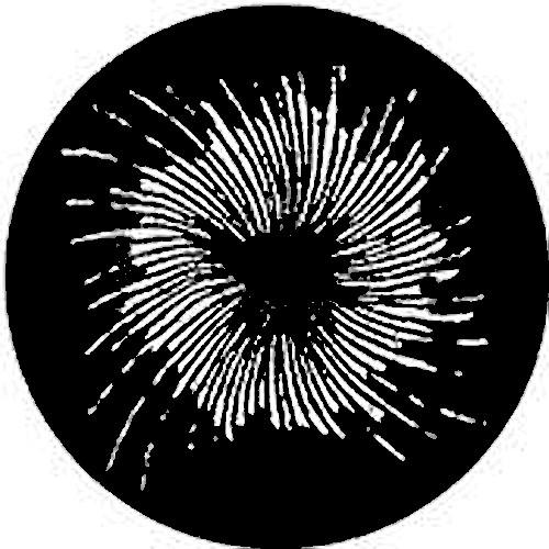 Rosco Standard Steel Gobo #7525 - Solar Burst